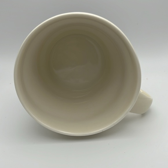 Starbucks Cream and Metallic Bronze Hand Dipped Swirl Mug 12oz - Picture 5 of 5